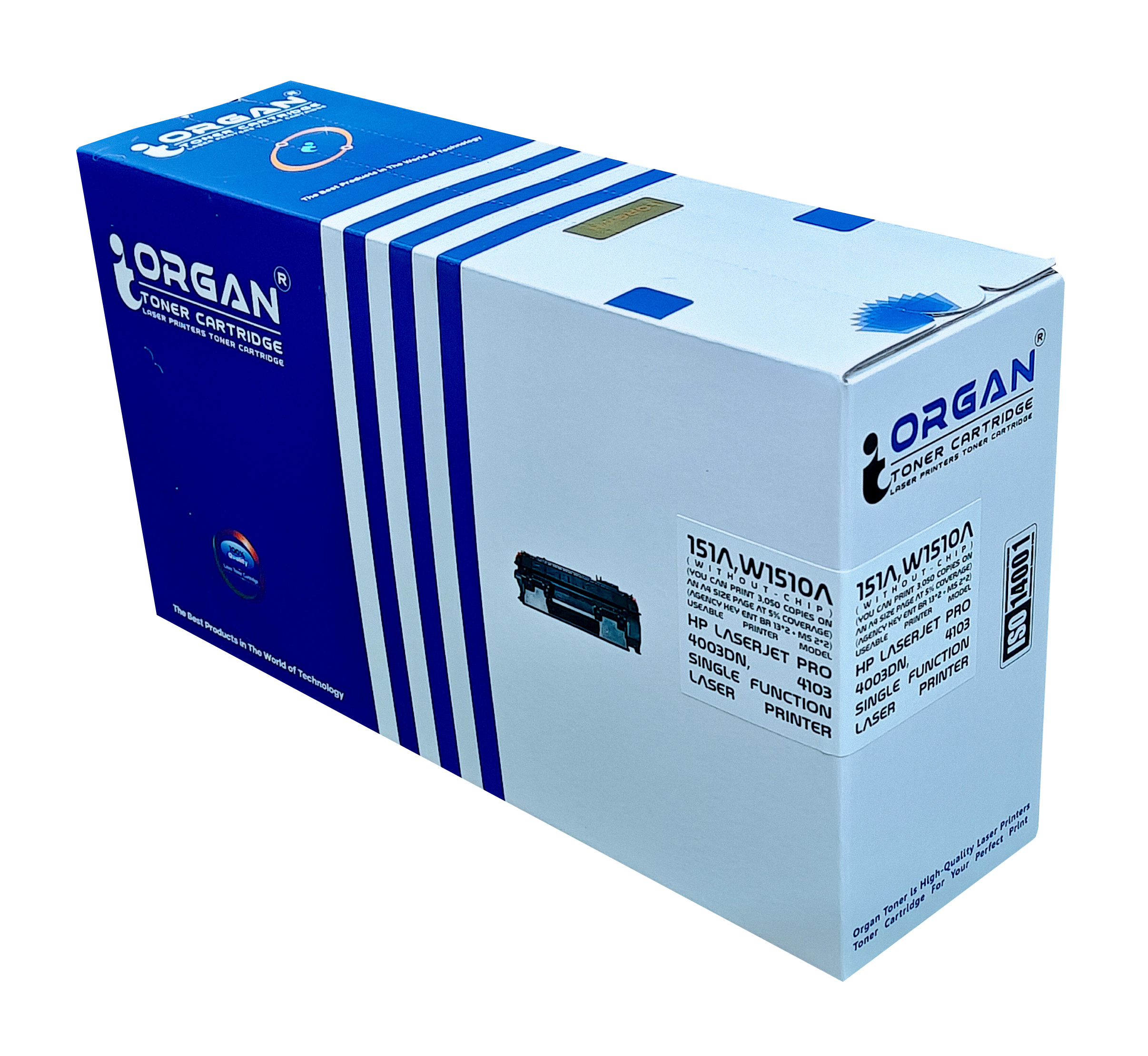 Organ Toner Cartridge 151A, W1510A With Chip image 3
