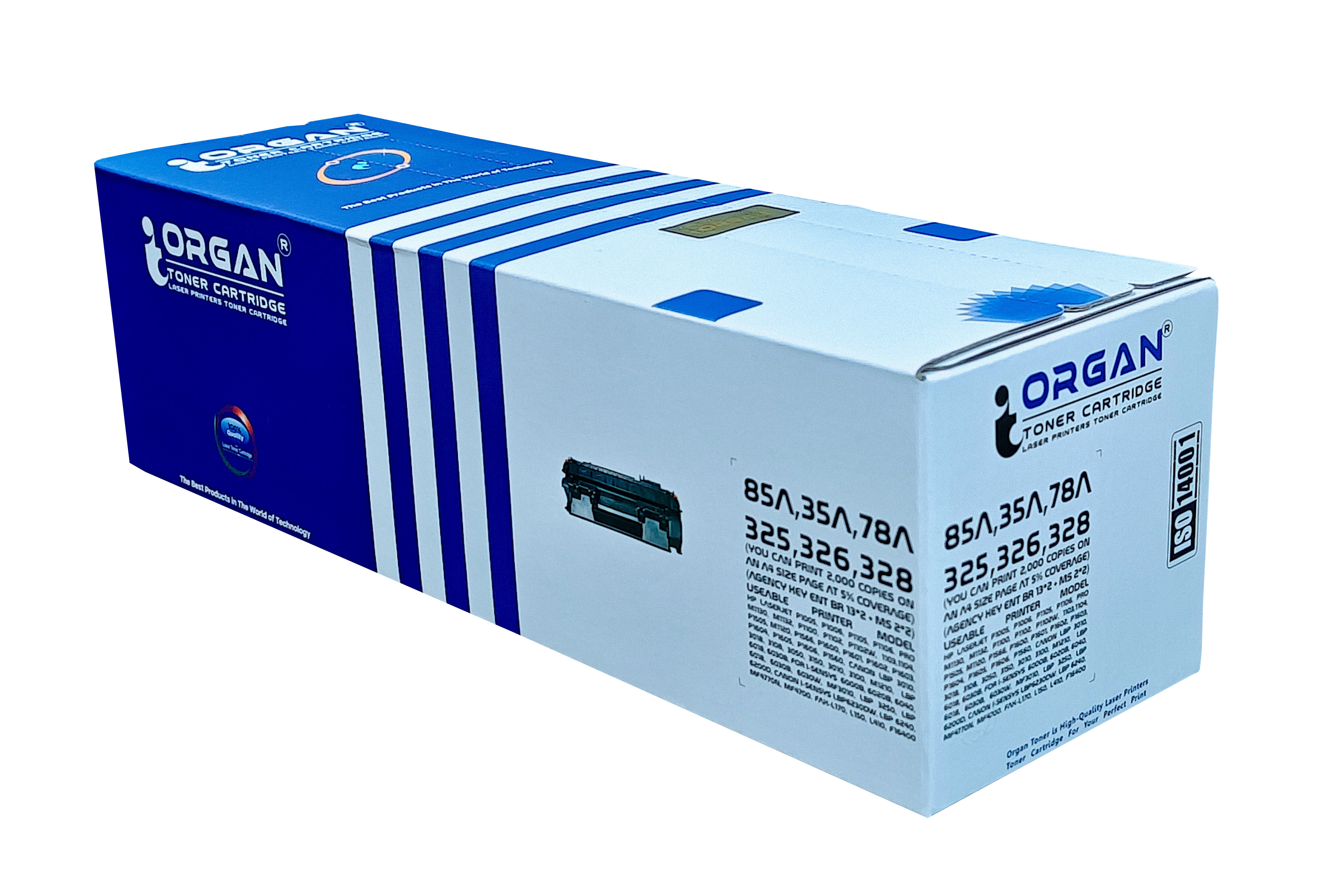 Organ Toner Cartridge  85A, 35A, 78A, CRG 325, 326, 328 image 3