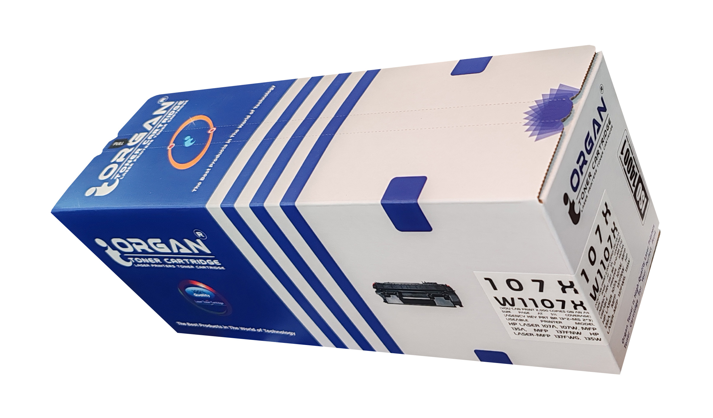 Organ Toner Cartridge  HP 107XL, W1107XL With Chip image 2