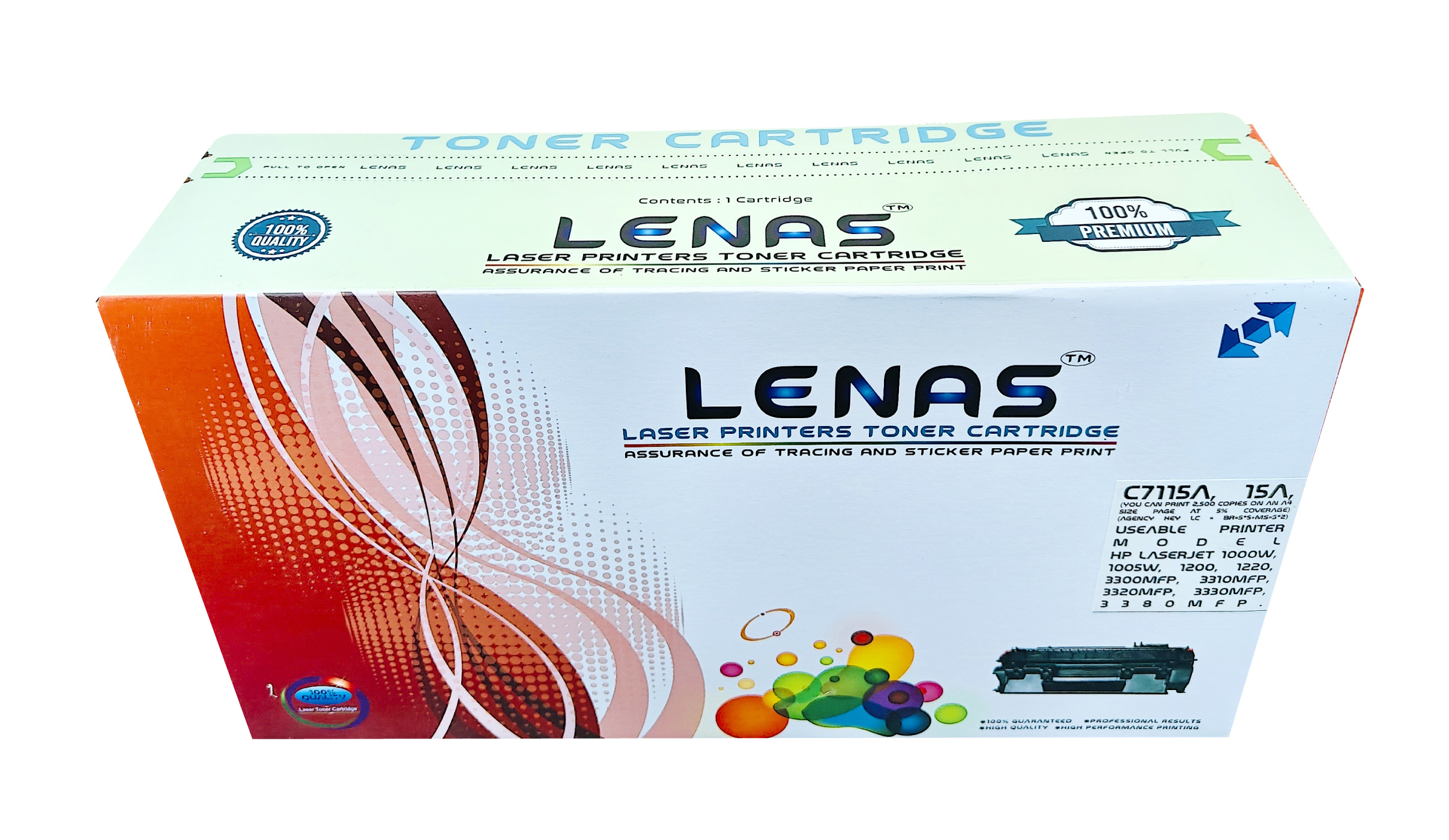Lenas Toner Cartridge 15A, C7115A, 24A, Q2624A, EP-25, EP25, 13A, Q2613A