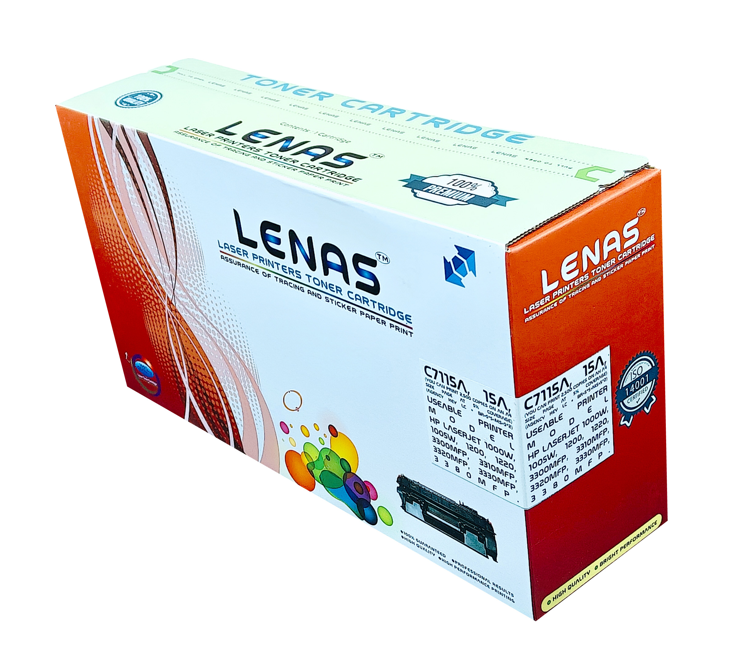 Lenas Toner Cartridge 15A, C7115A, 24A, Q2624A, EP-25, EP25, 13A, Q2613A image 2