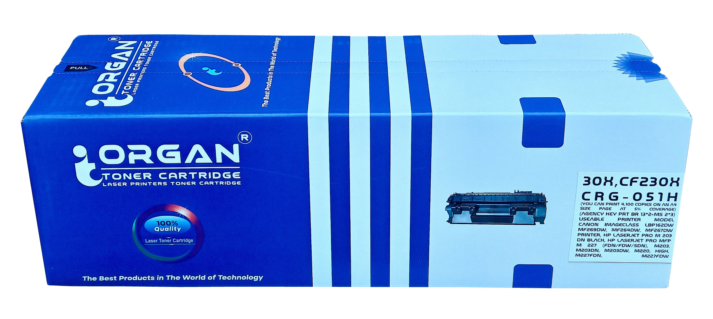Organ Toner Cartridge 30X, CF230X, Canon CRG-051H image 3