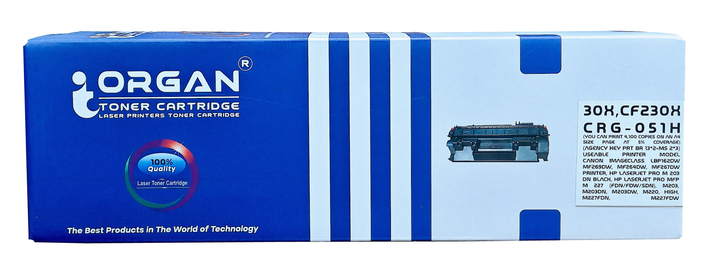 Organ Toner Cartridge 30X, CF230X, Canon CRG-051H image 4
