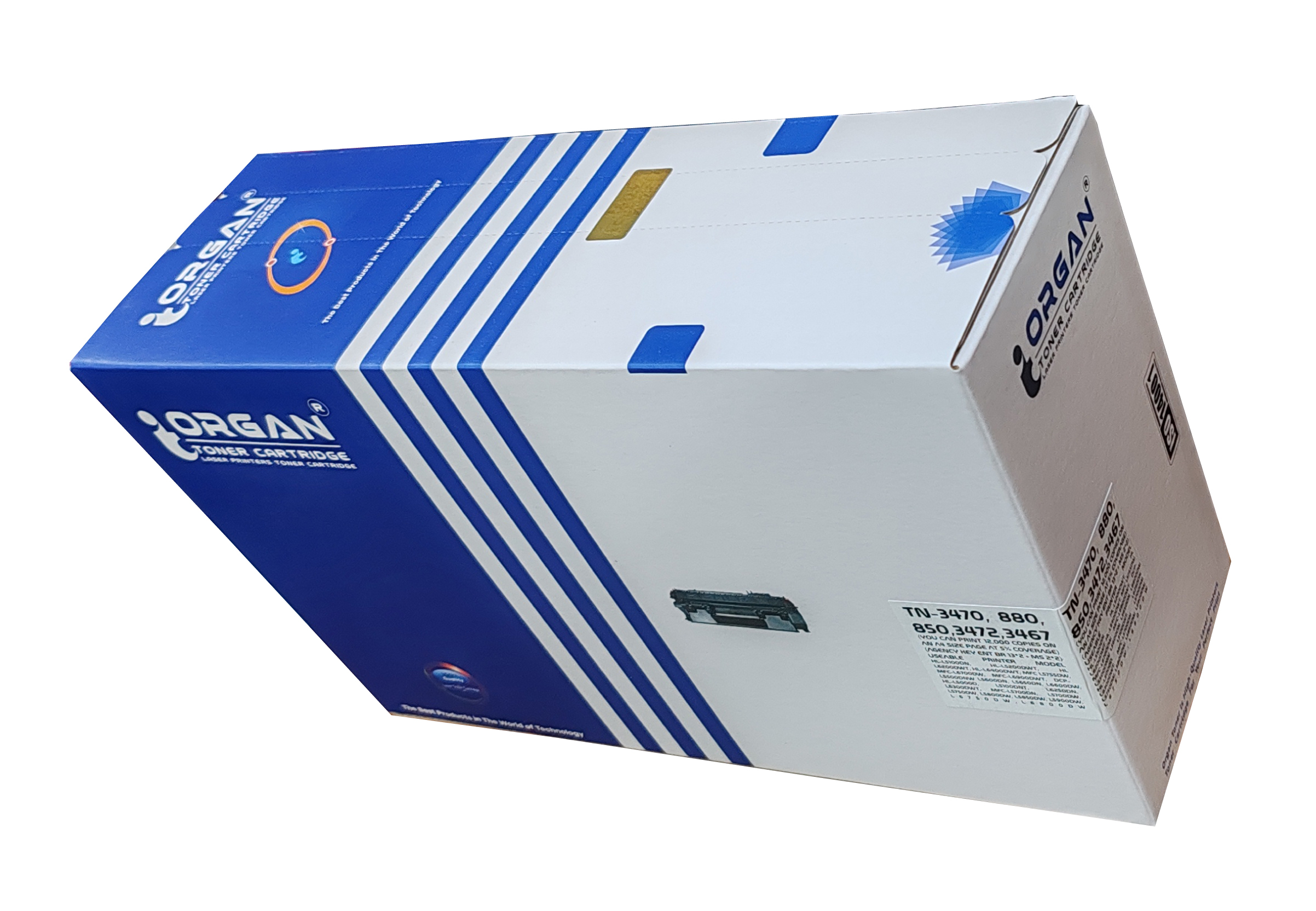 Organ Toner Cartridge TN 3470, 880, 850, TN 880, 3467, 3472, 3478, 3479, 63J image 2