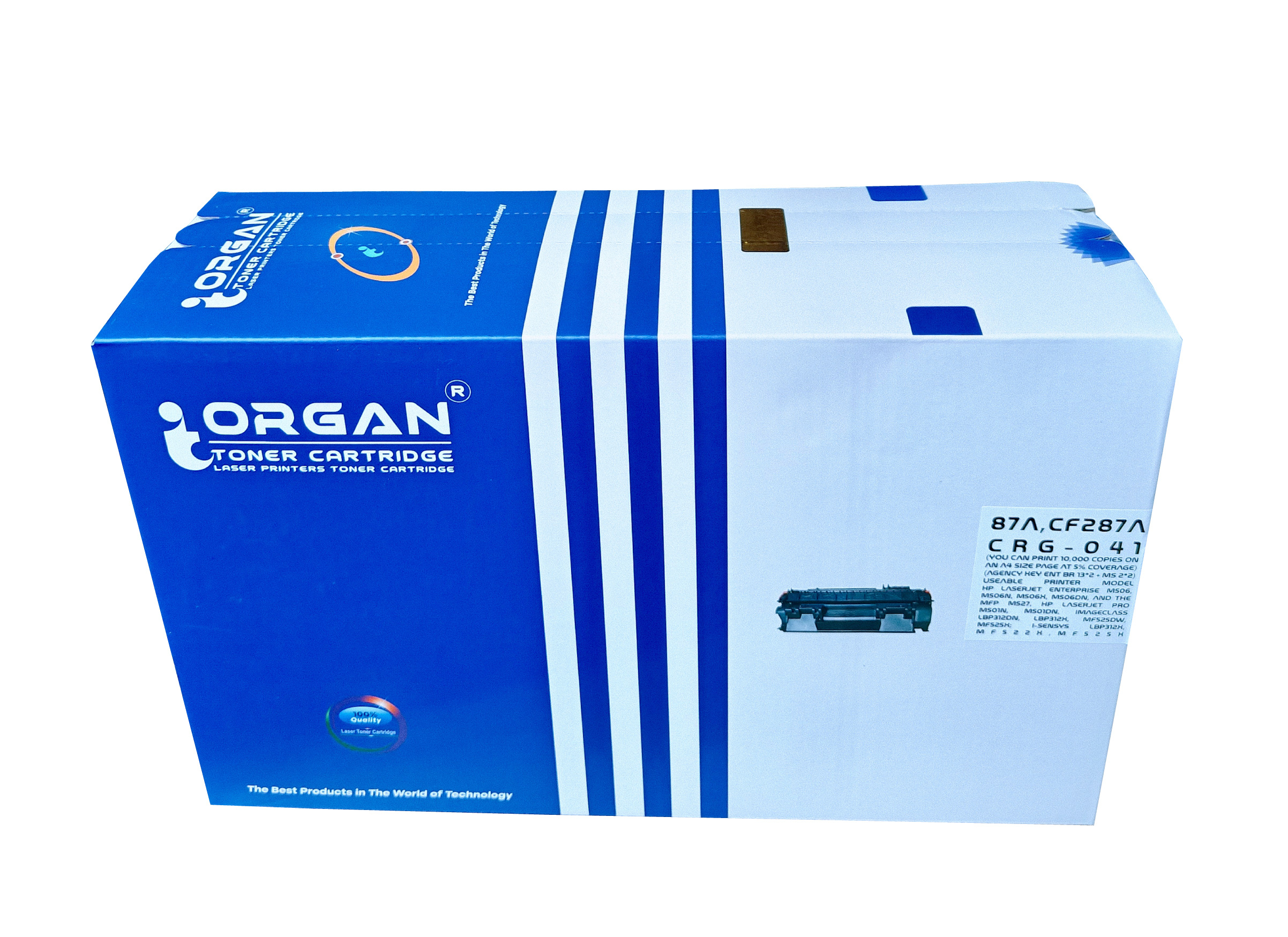 Organ Toner Cartridge 87A, CF287A, CRG 041