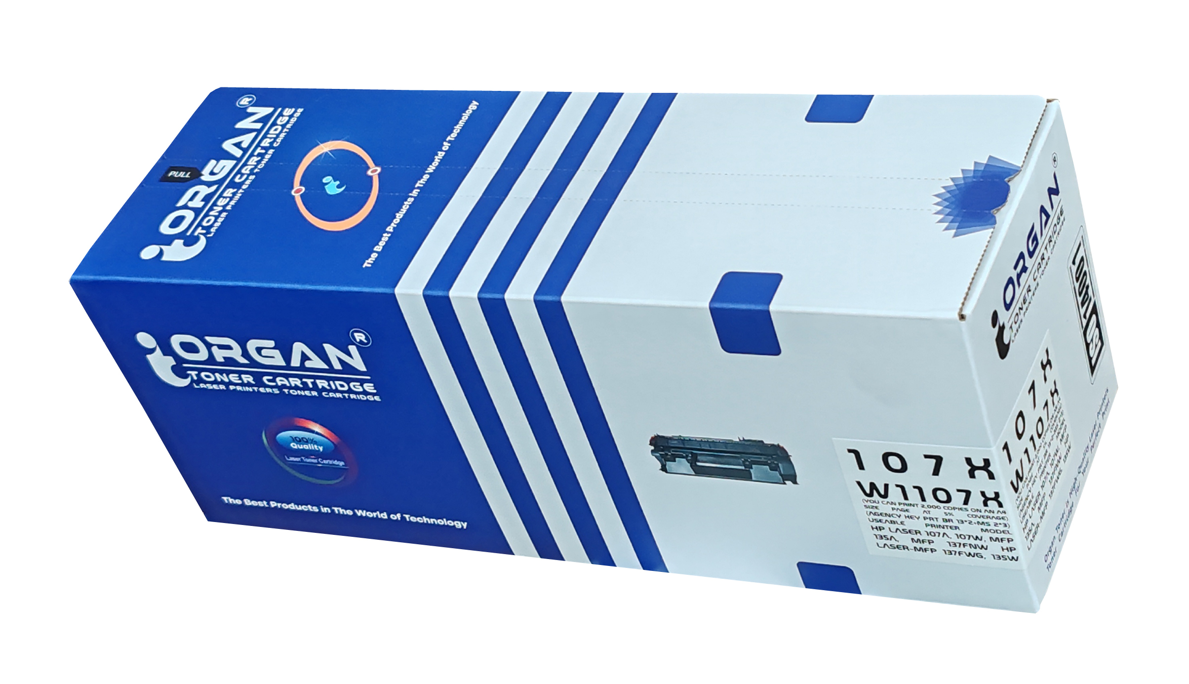 Organ Toner Cartridge  HP 107X, W1107X, 106X, W1106X image 3