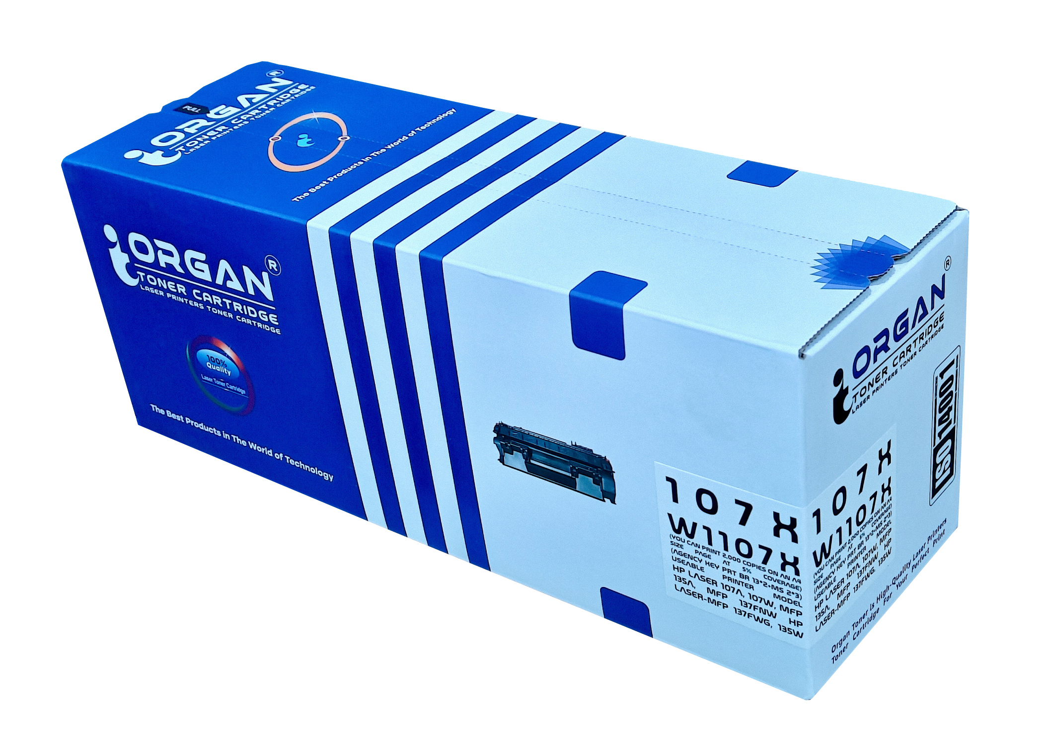Organ Toner Cartridge  HP 107X, W1107X, 106X, W1106X