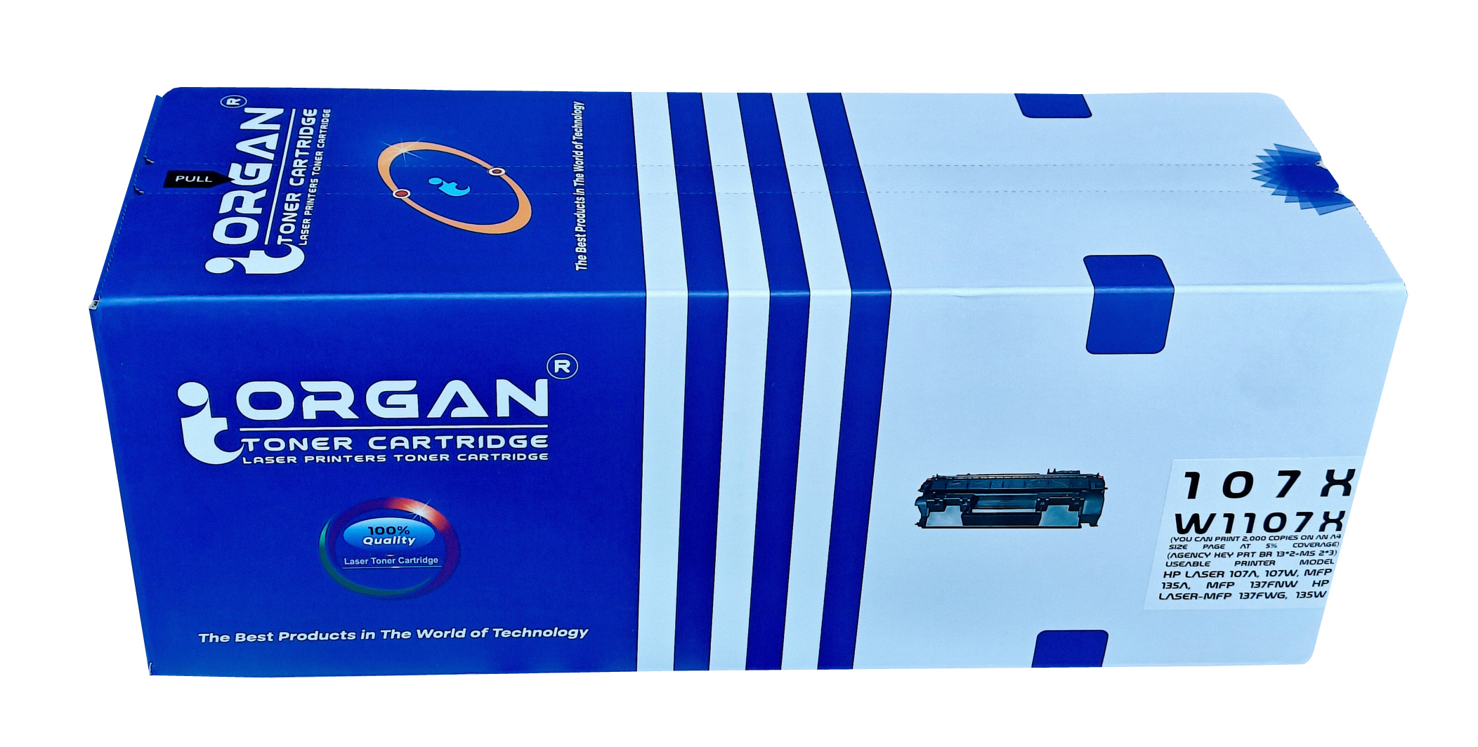 Organ Toner Cartridge  HP 107X, W1107X, 106X, W1106X image 5