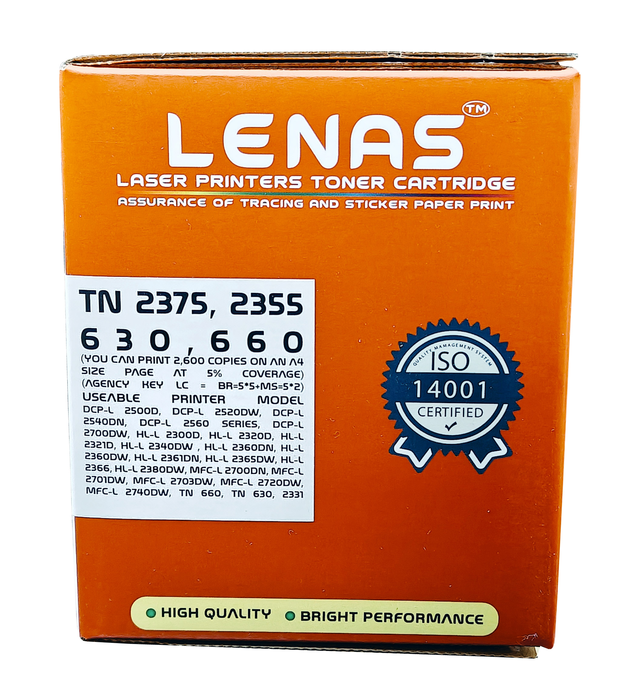 Lenas Toner Cartridge HL 2375, HL 2355, HL 630, HL 660 image 4