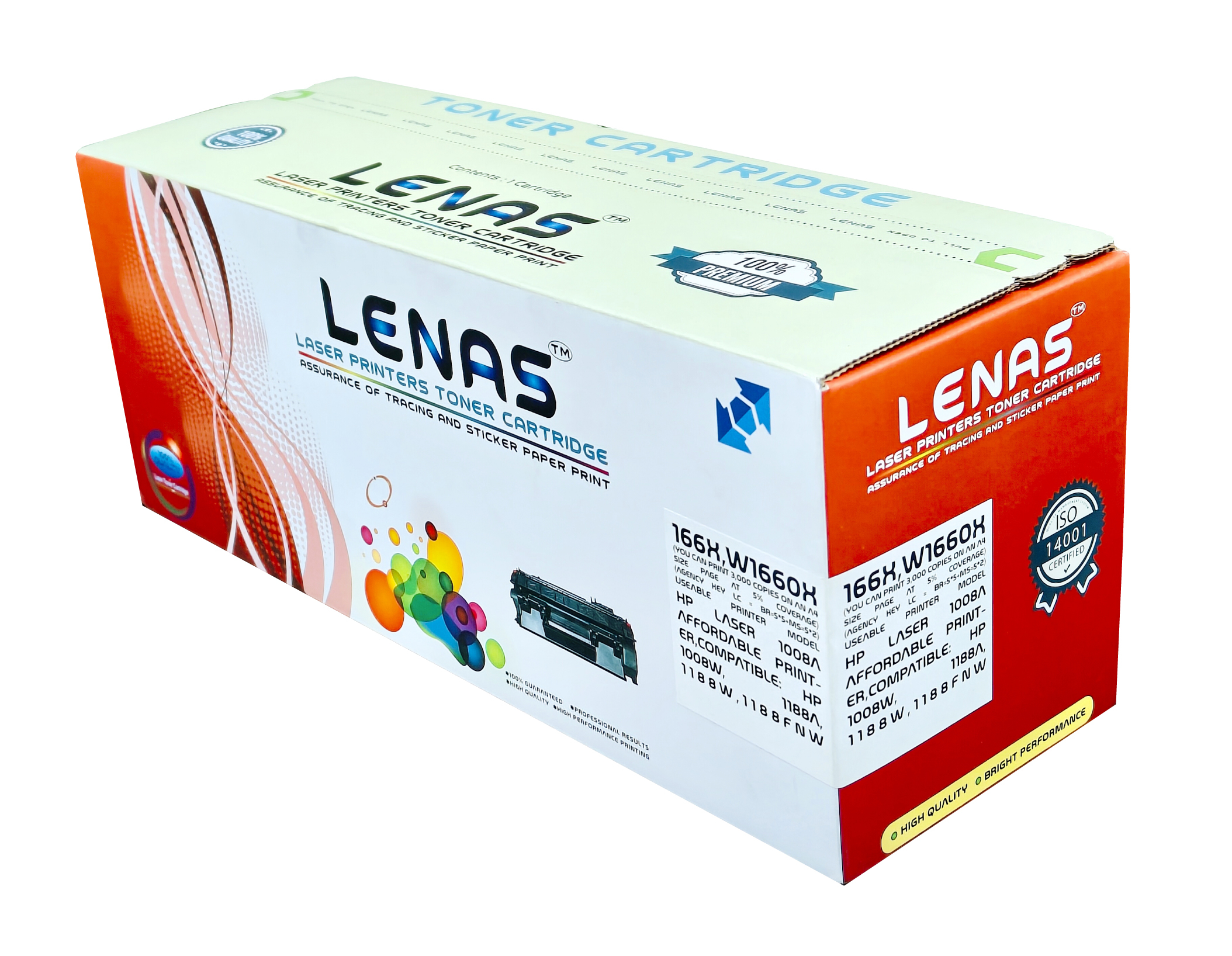 Lenas Toner Cartridge 166X, W1660X image 2