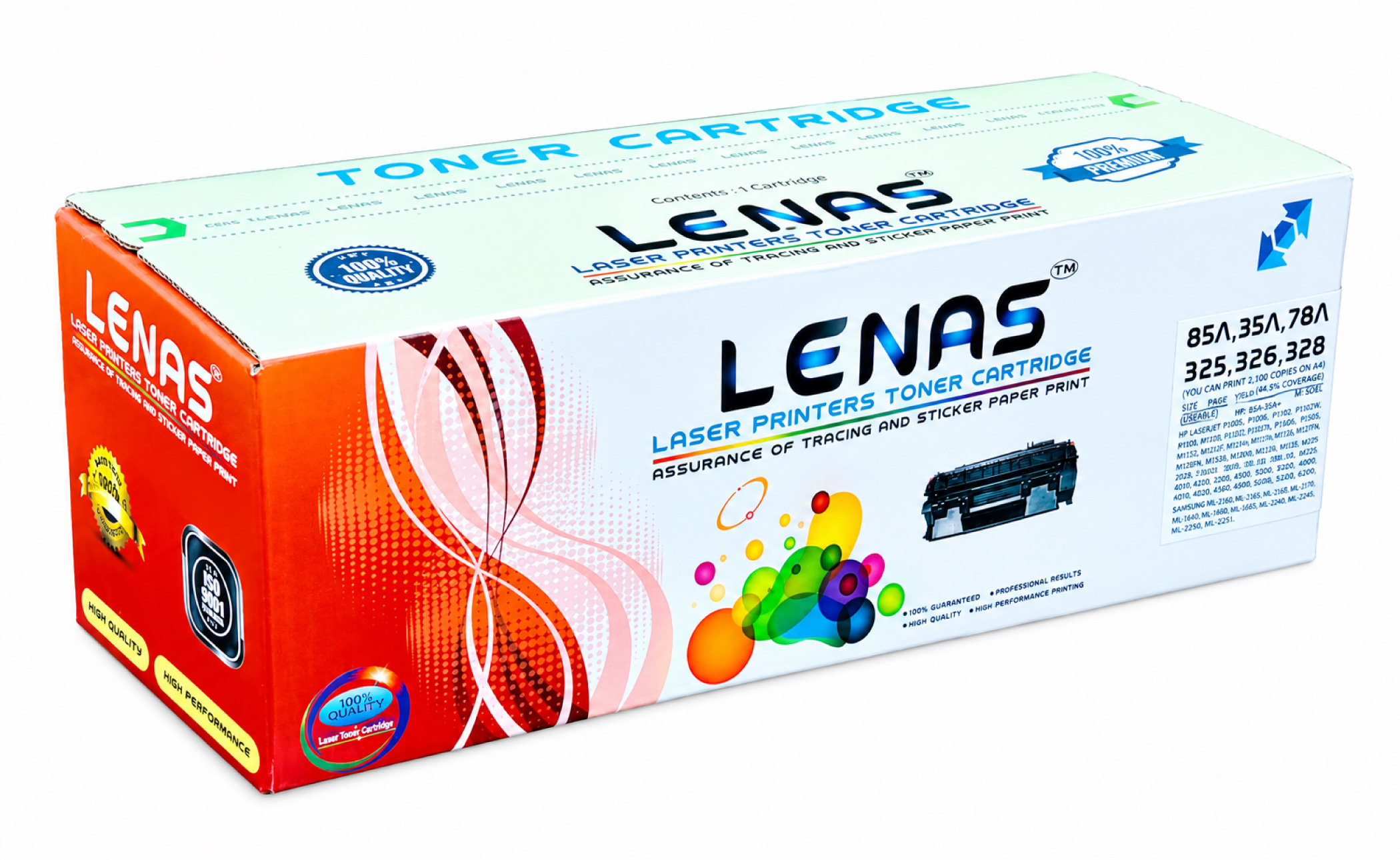 Lenas Toner Cartridge 85A, 35A, 78A, CRG 325, 326, 328 image 3