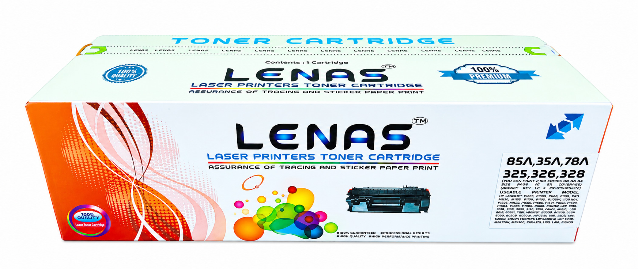 Lenas Toner Cartridge 85A, 35A, 78A, CRG 325, 326, 328 image 4
