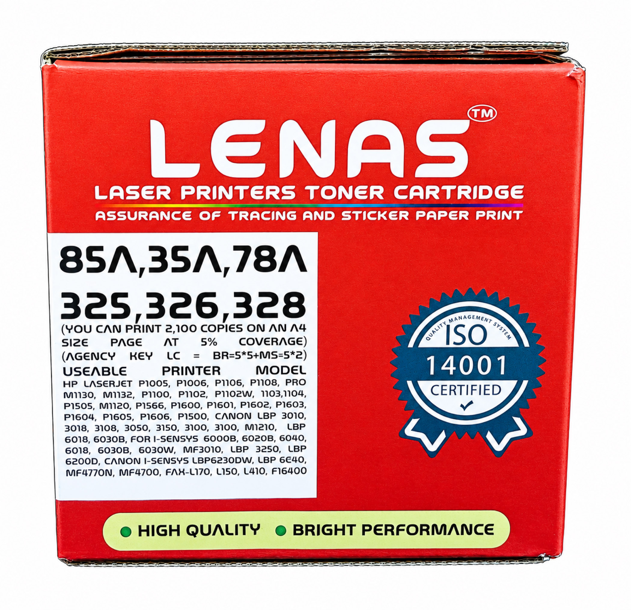 Lenas Toner Cartridge 85A, 35A, 78A, CRG 325, 326, 328 image 5